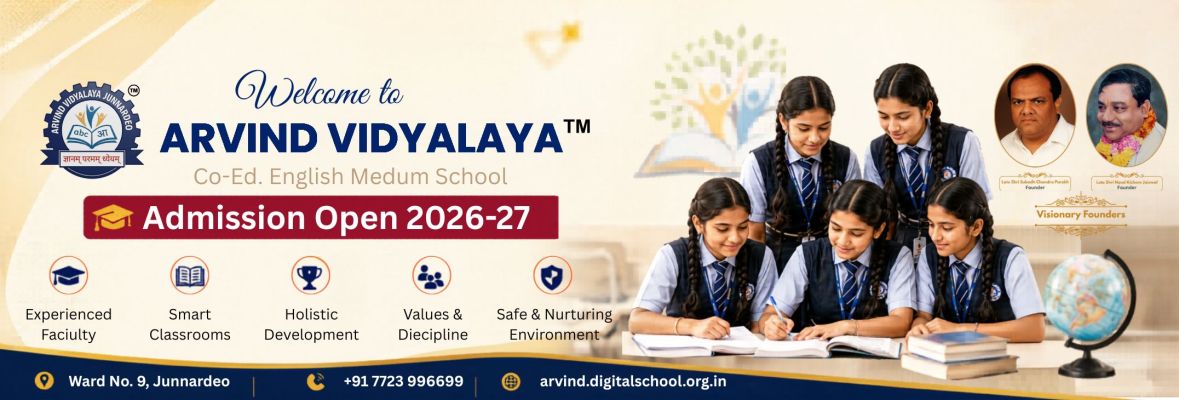 Banner : ARVIND VIDYALAYA™ 